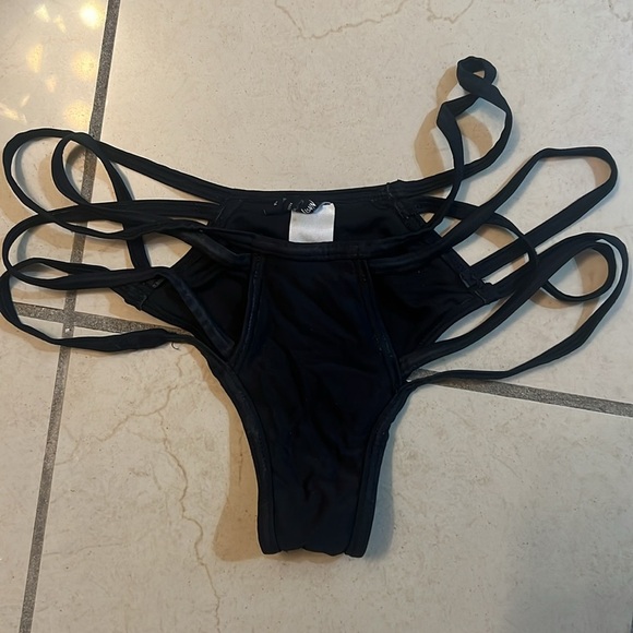 Caged Black  Bathing Suit - Picture 9 of 9